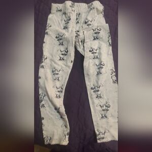 Gap Kids-EUC- Disney Black and White Minnie Mouse Leggings